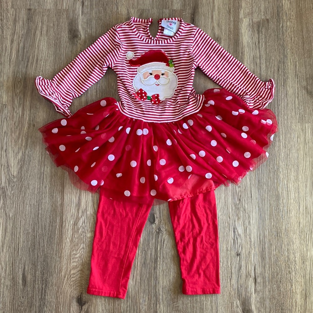 Santa Clause Dress and Red Pants